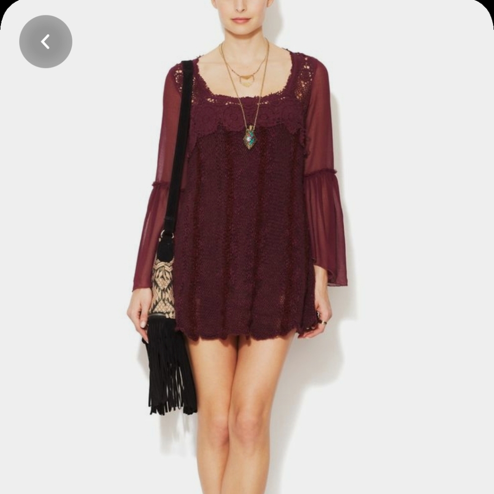 Free People Aurora Crochet Tunic - Picture 2 of 7